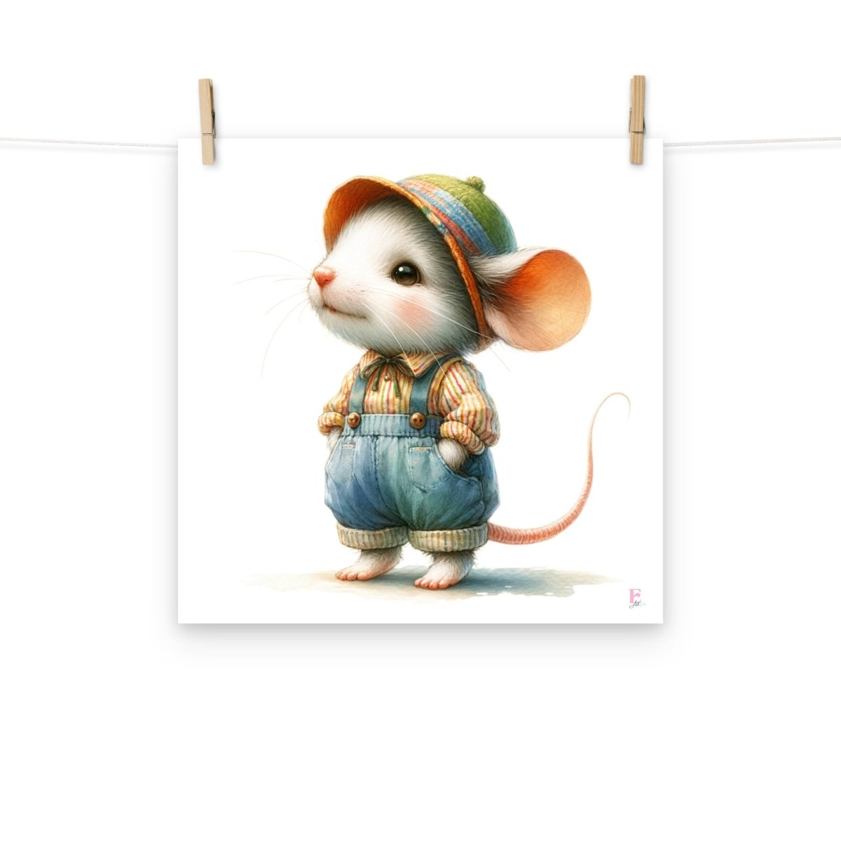 Lamina infantil ratoncito - Nanetes