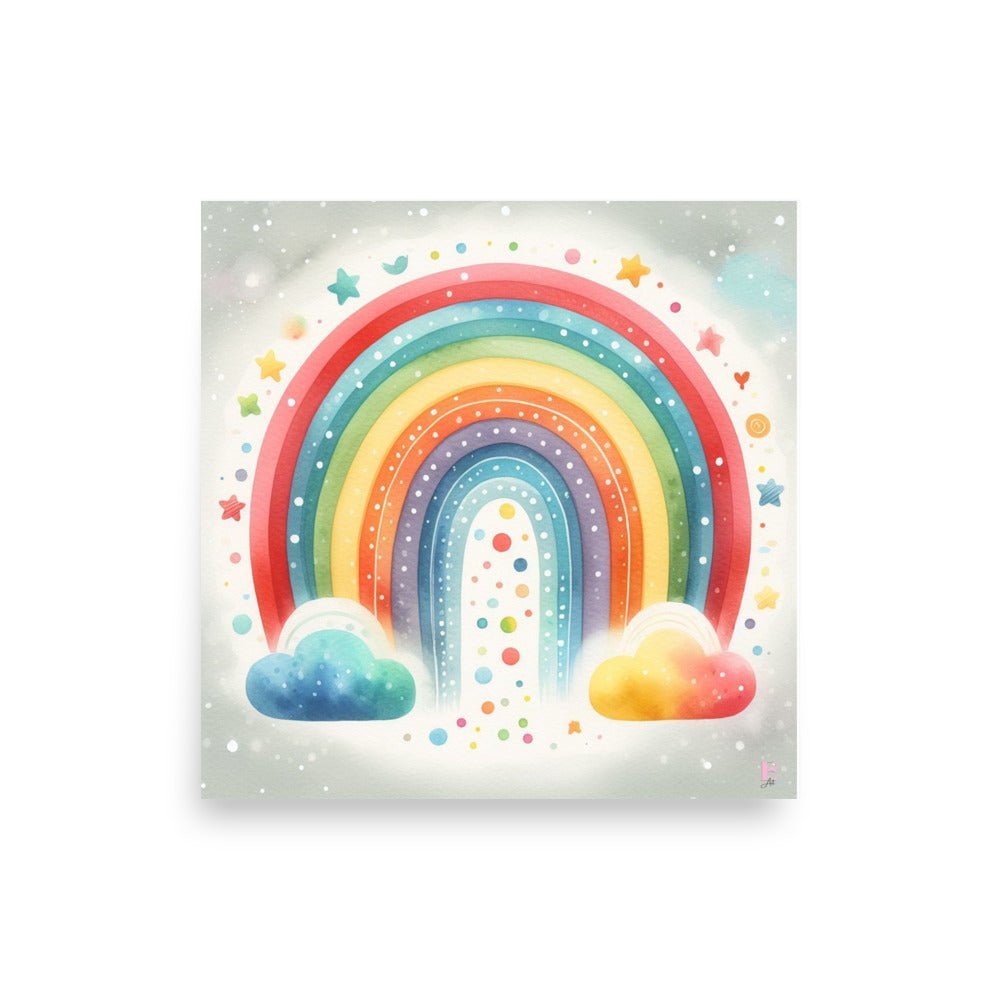 Lamina para enmarcar Arco Iris - Nanetes