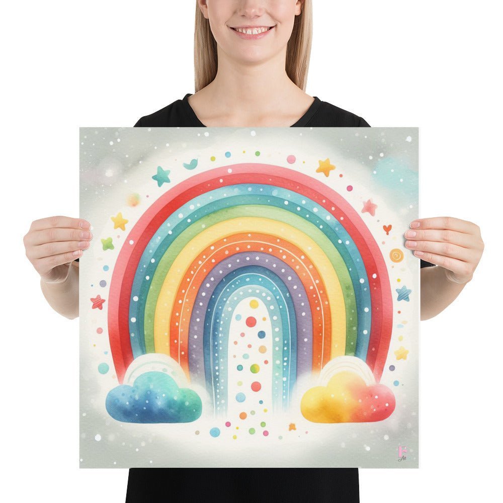 Lamina para enmarcar Arco Iris - Nanetes