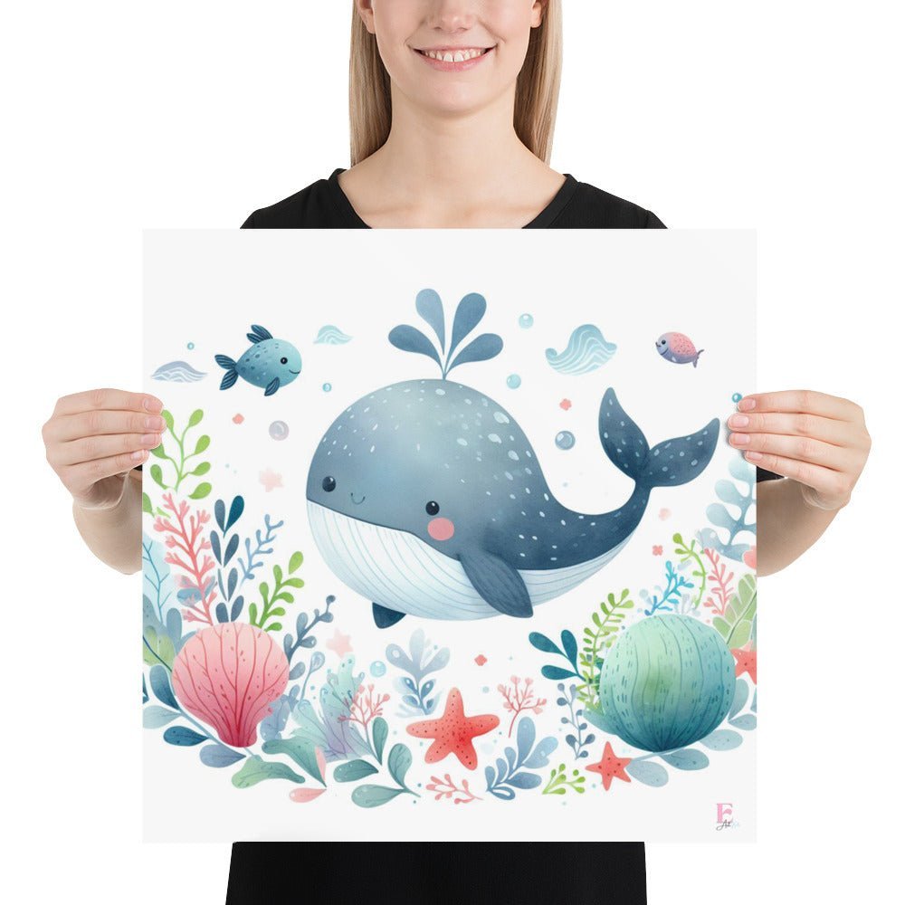 Lamina para enmarcar La Ballena - Nanetes