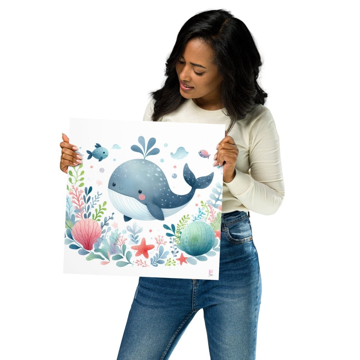 Lamina para enmarcar La Ballena - Nanetes