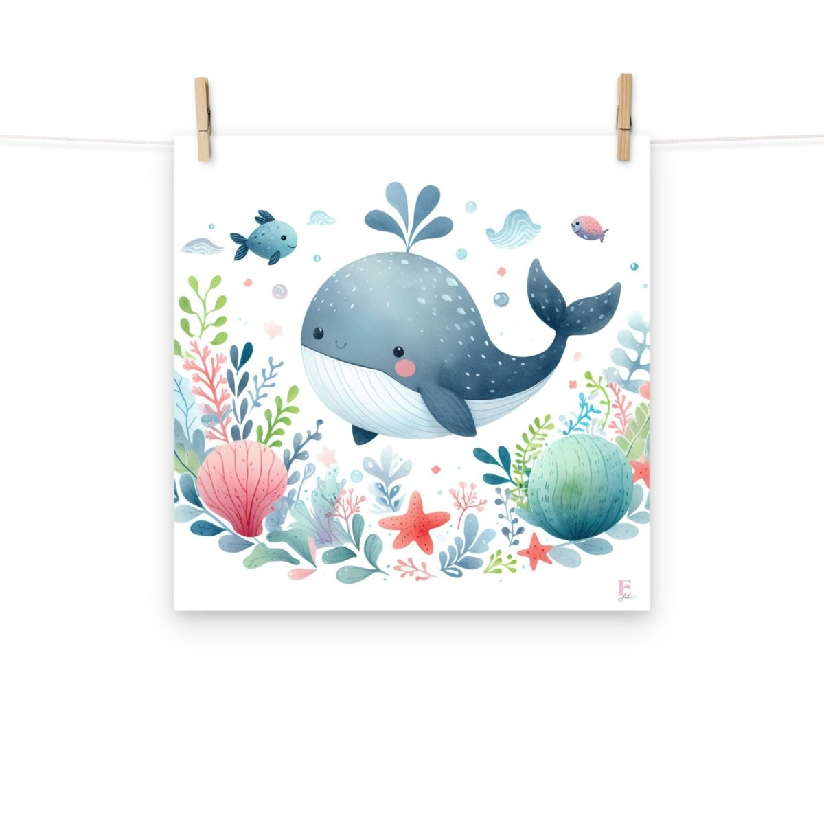 Lamina para enmarcar La Ballena - Nanetes