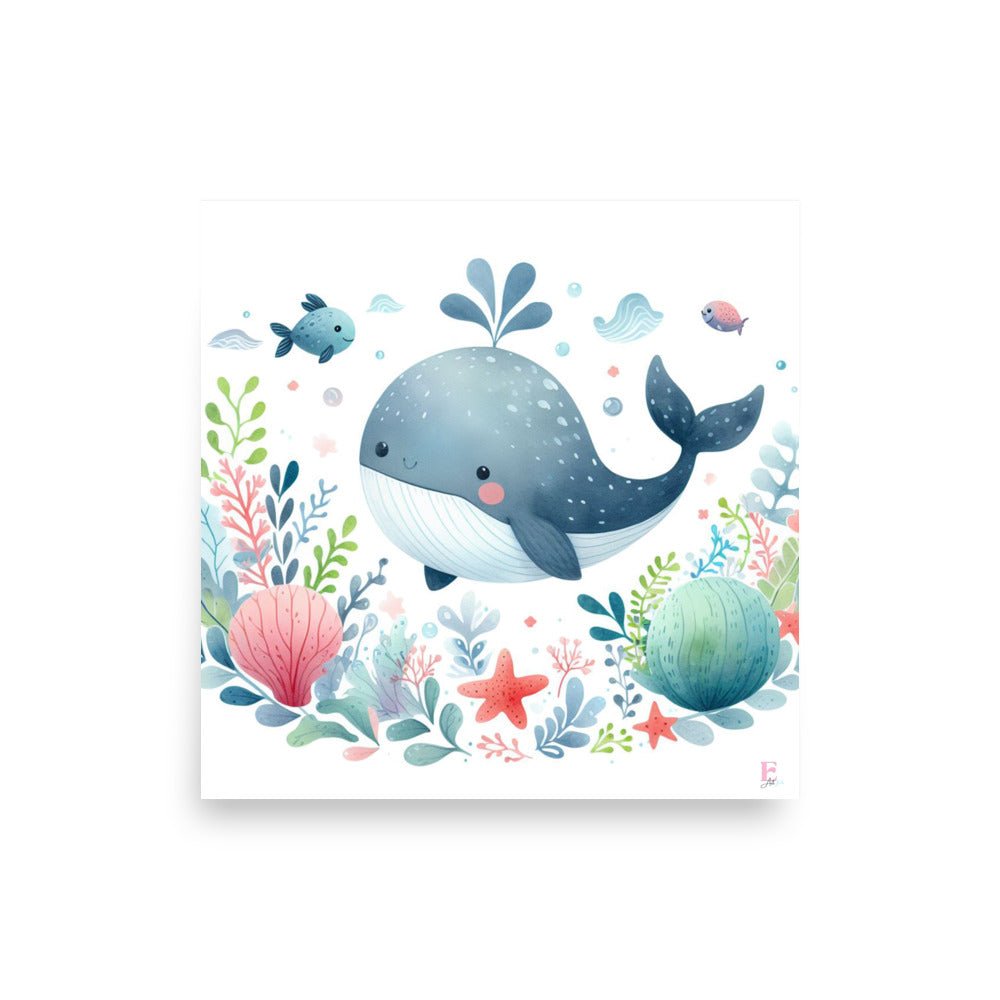 Lamina para enmarcar La Ballena - Nanetes