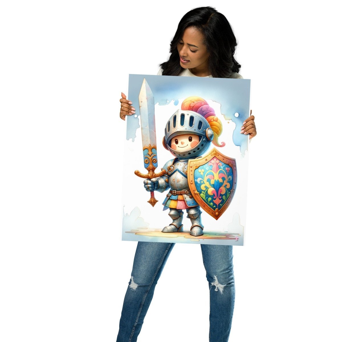 Laminas decoración infantil Caballero - Nanetes