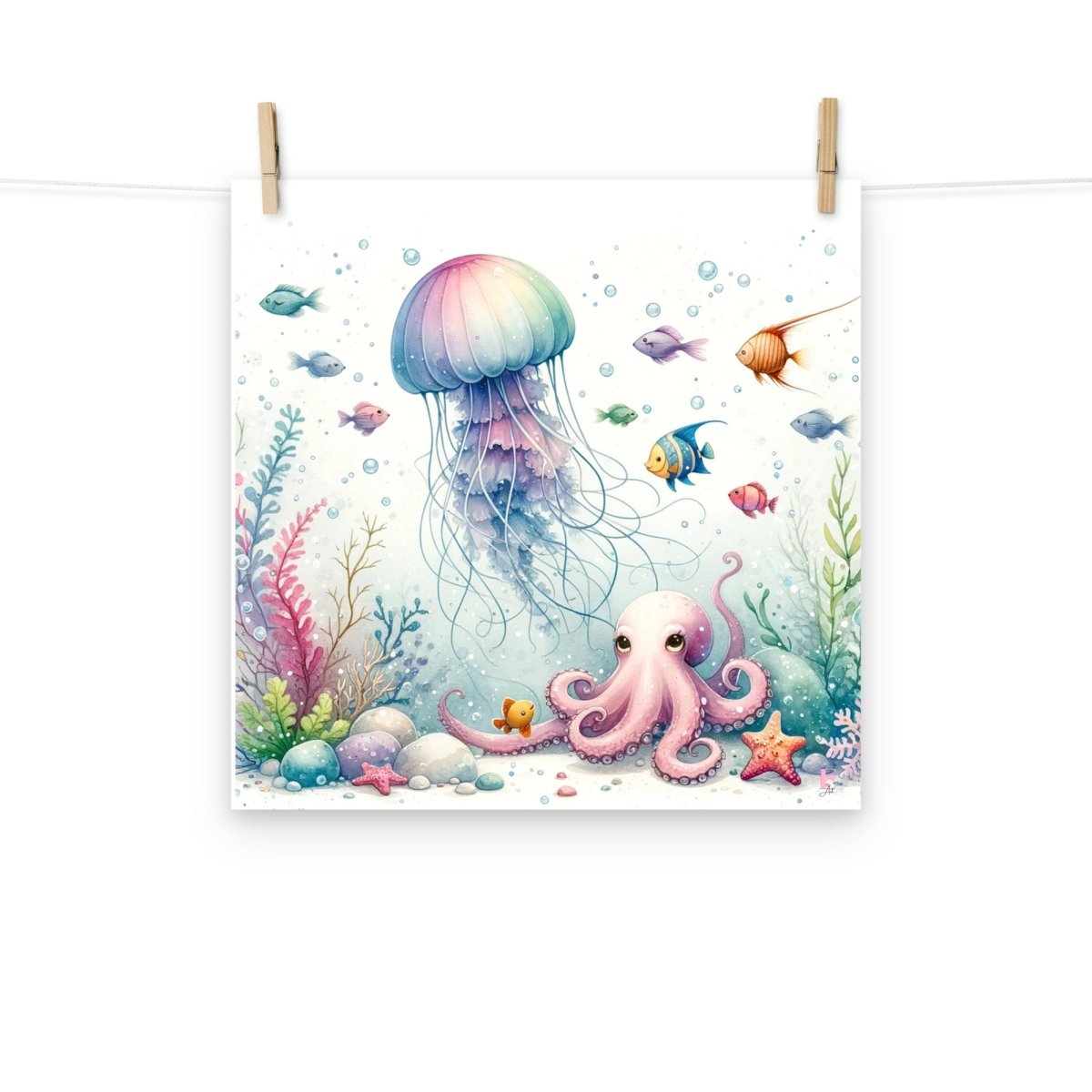 Laminas decorativas Animales marinos - Nanetes