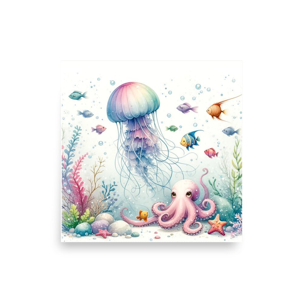 Laminas decorativas Animales marinos - Nanetes