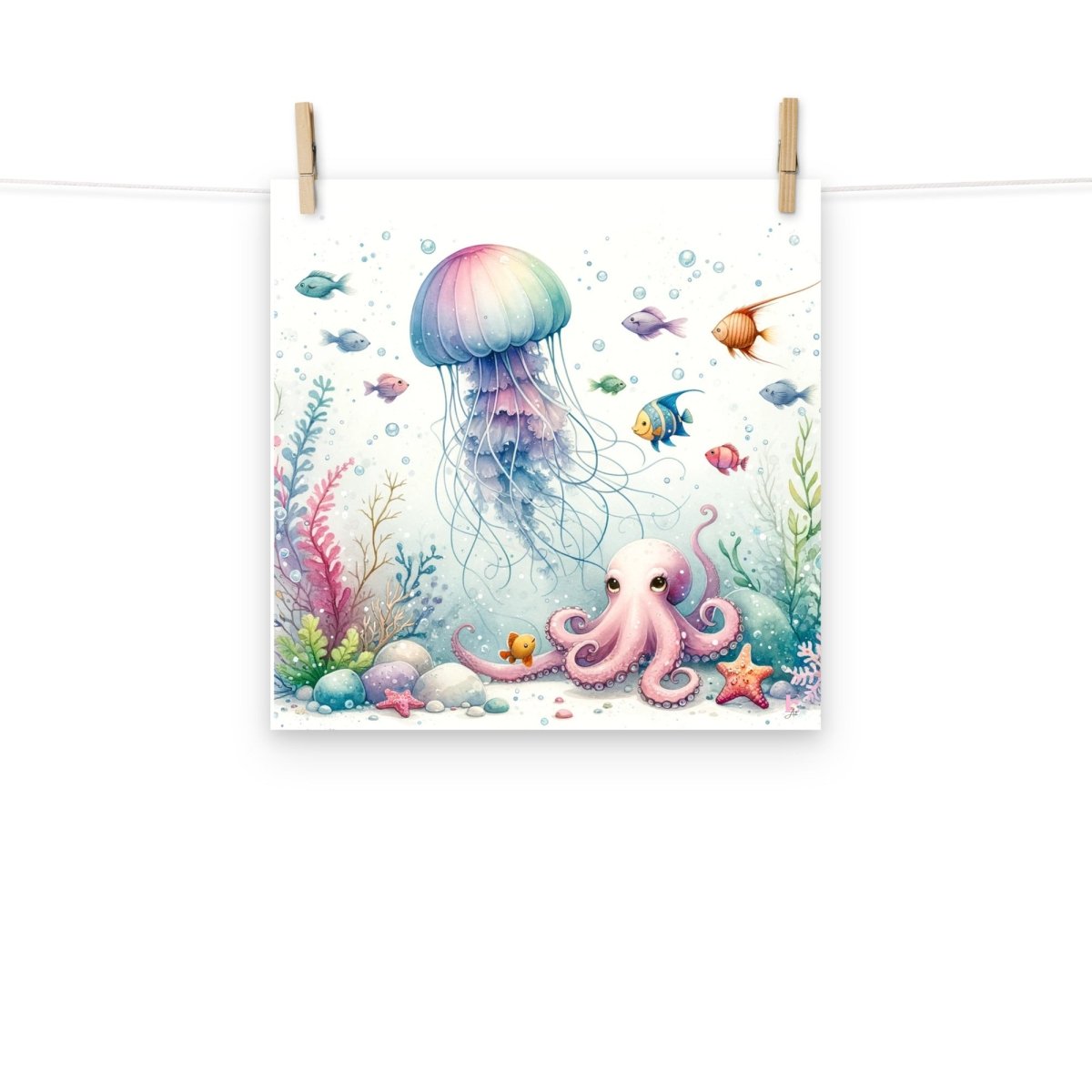 Laminas decorativas Animales marinos - Nanetes