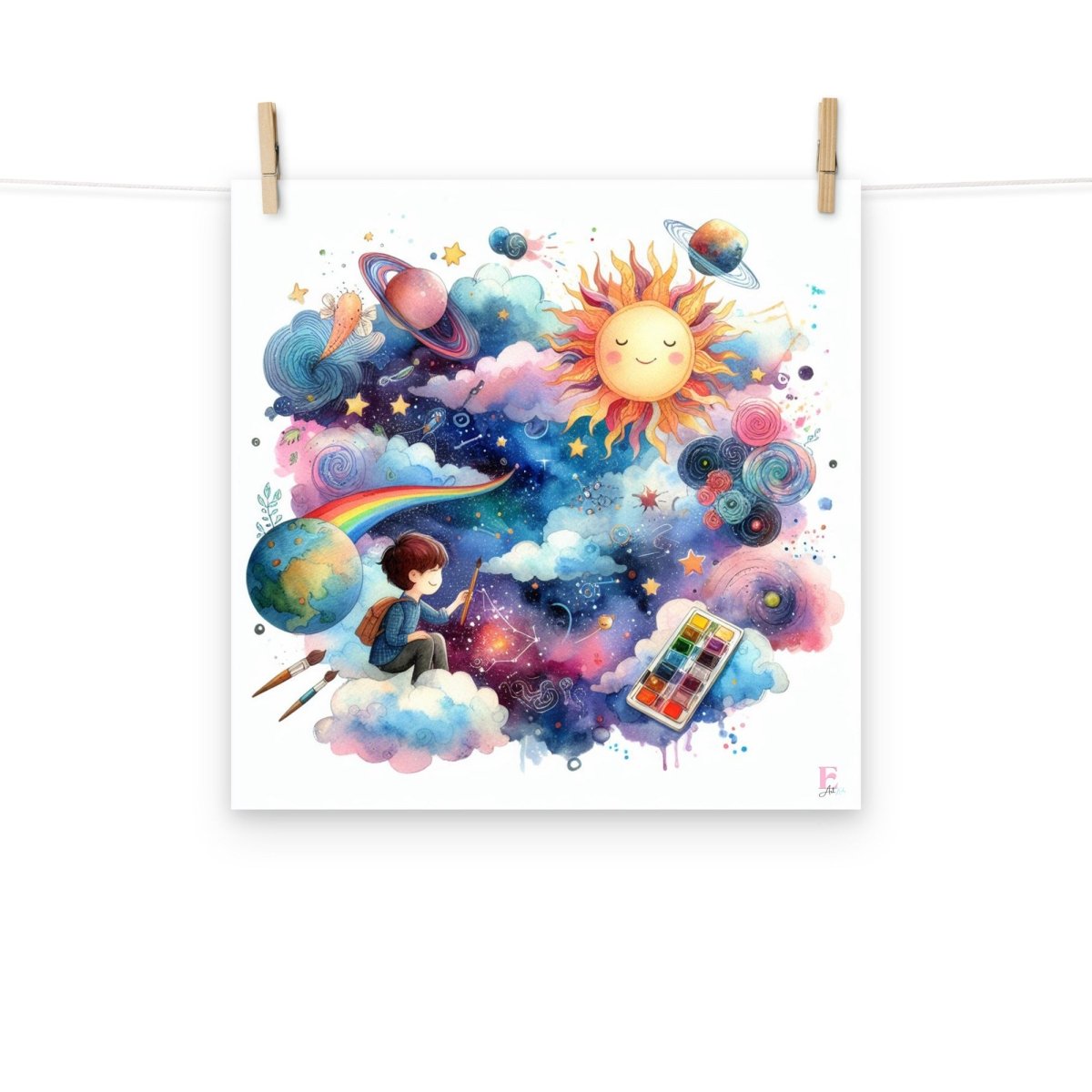 Laminas infantiles del espacio - Nanetes