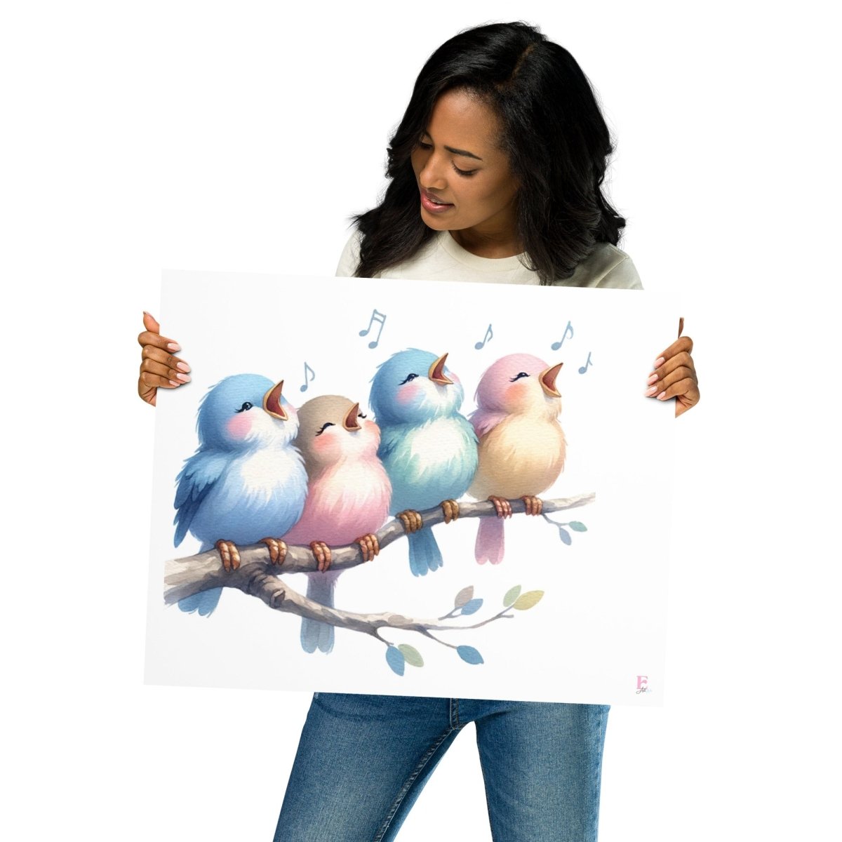 Laminas infantiles Pajaritos - Nanetes