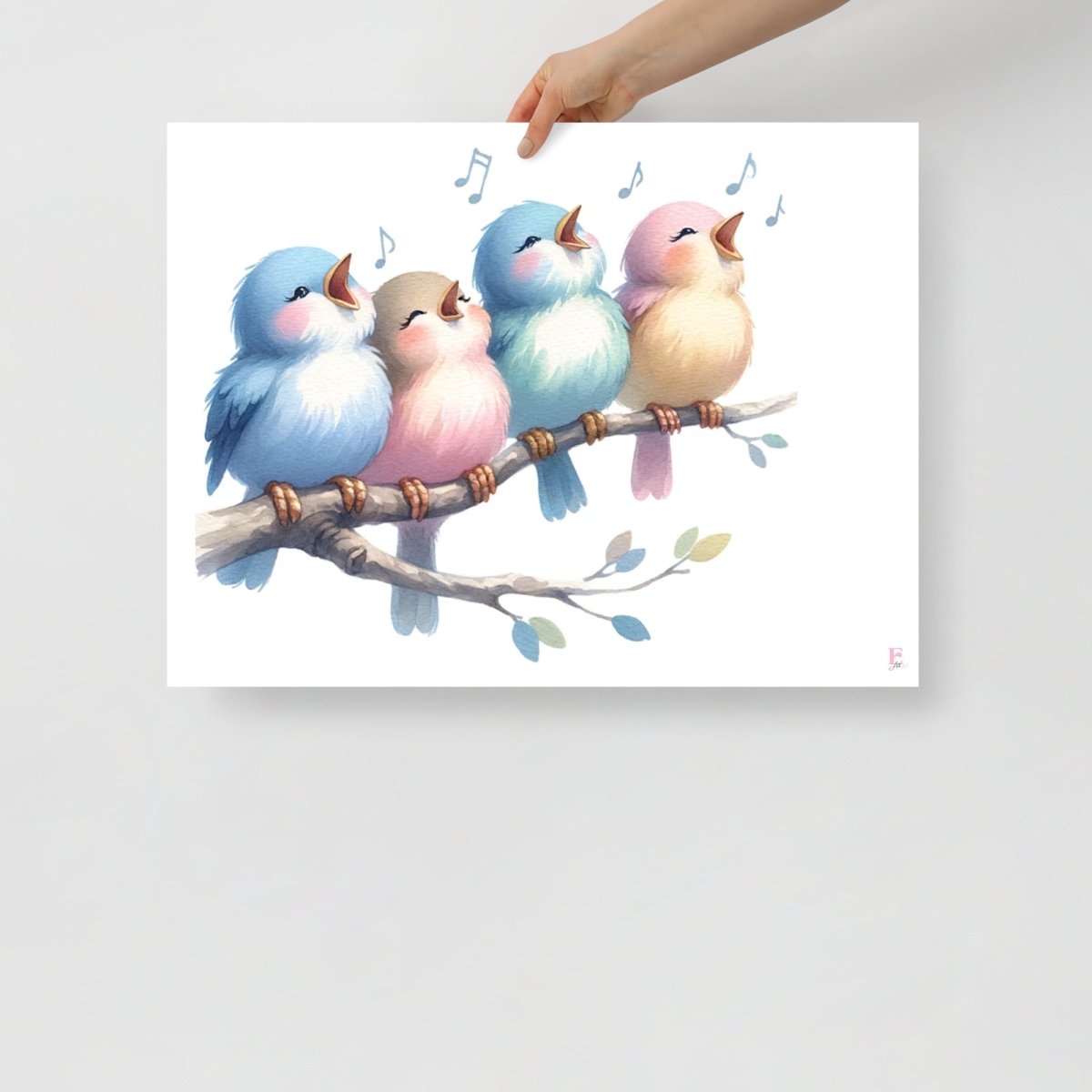 Laminas infantiles Pajaritos - Nanetes