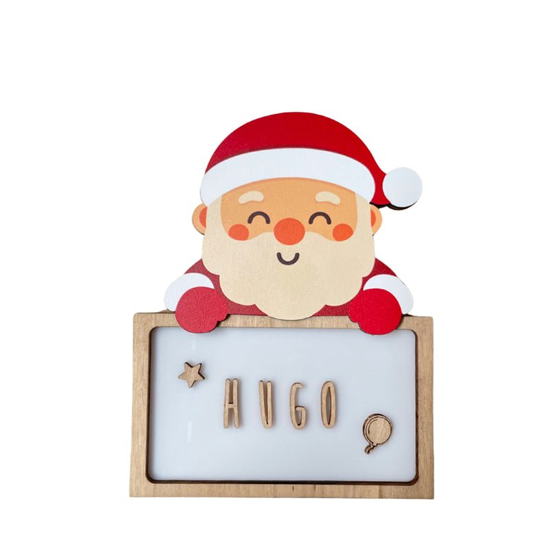 Lampara Infantil Personalizada Navidad Papa Noel - Nanetes