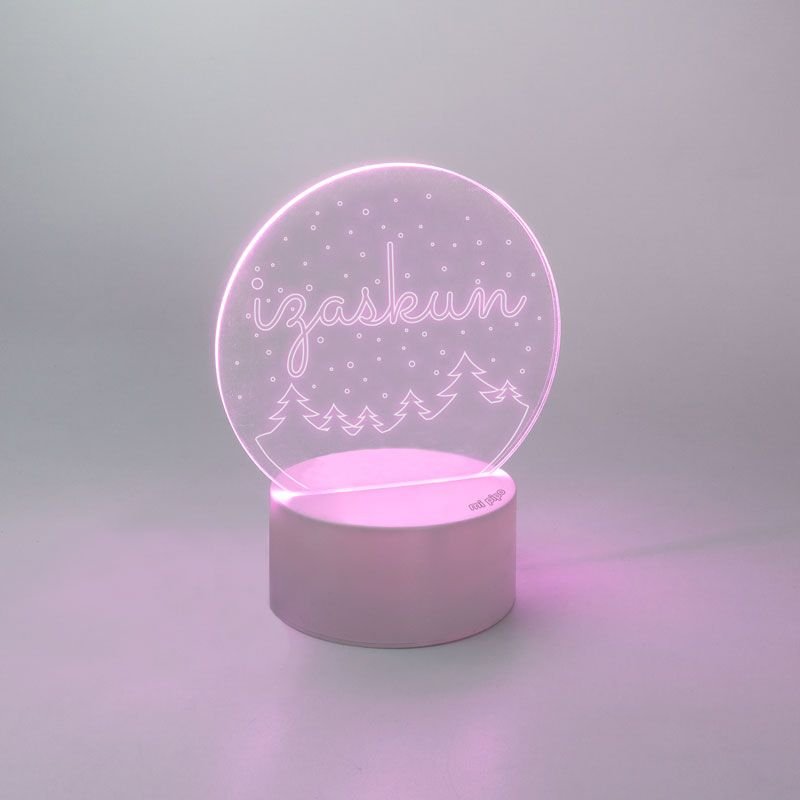 Lampara Personalizada Navidad Arbolitos - Nanetes