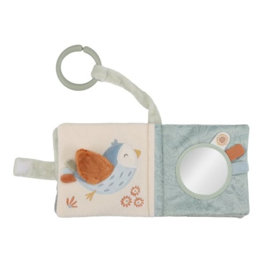 Libro peluche blandito Bebe Safari Little Dutch