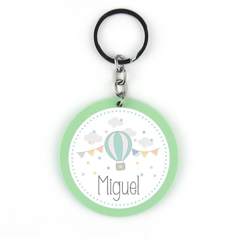 Llavero Metacrilato Personalizado Globo - Nanetes