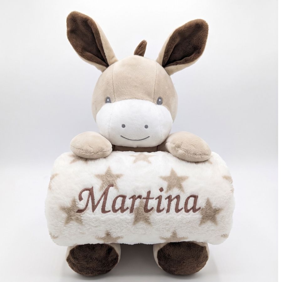 Manta Bebé Personalizada Peluche Caballito Nanetes - Nanetes