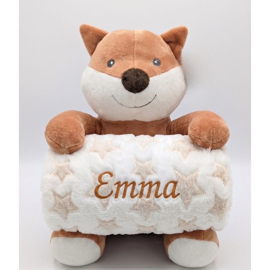 Manta Bebé Personalizada Peluche Zorro Nanetes - Nanetes
