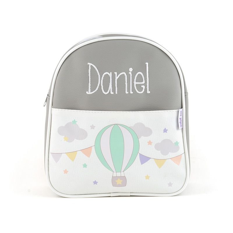 Mochila Personalizada Infantil Globo - Nanetes
