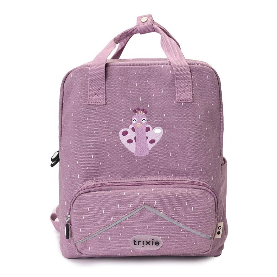 Mochila grande A4 Pavo Real Trixie - Nanetes