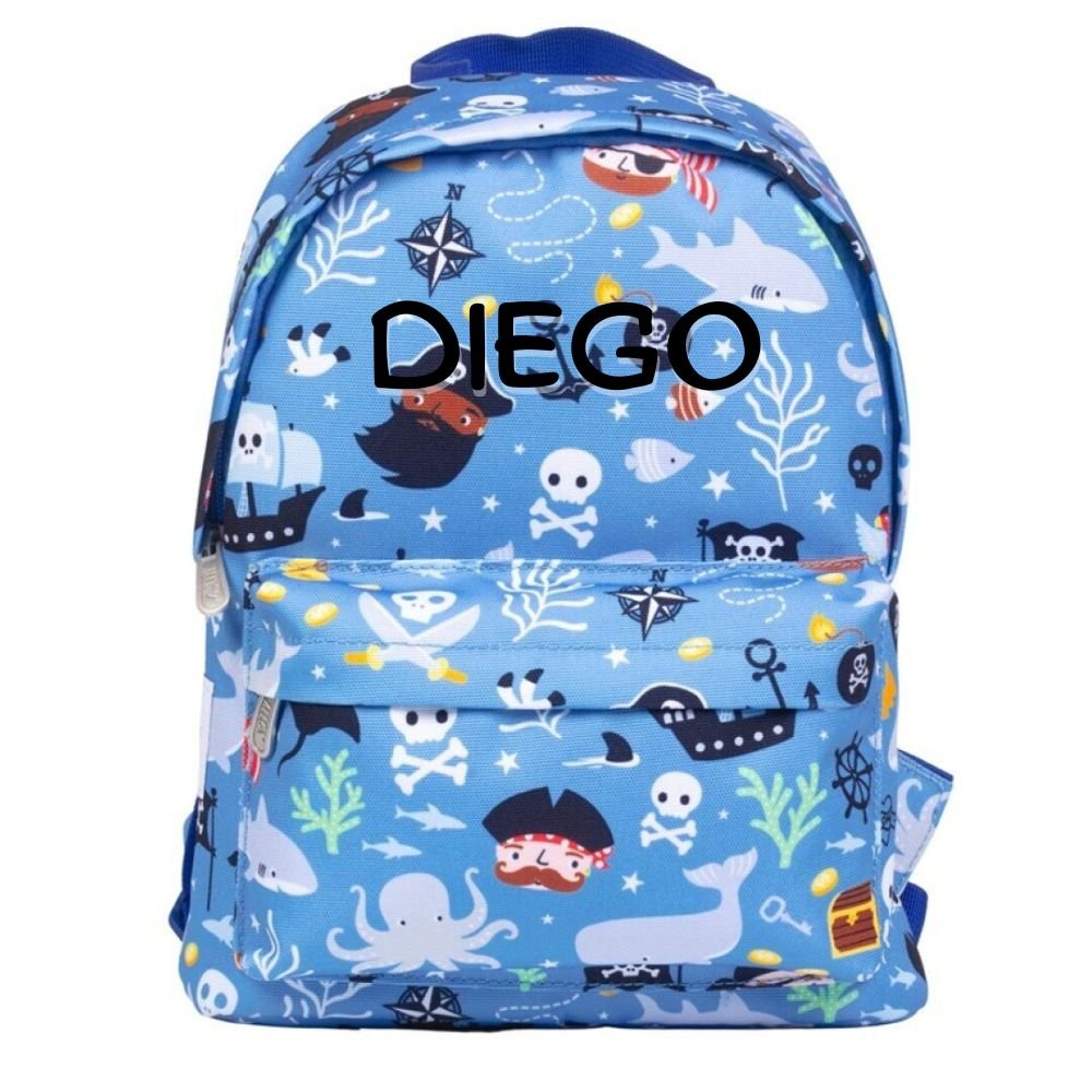 Mochila infantil guardería Piratas - Nanetes