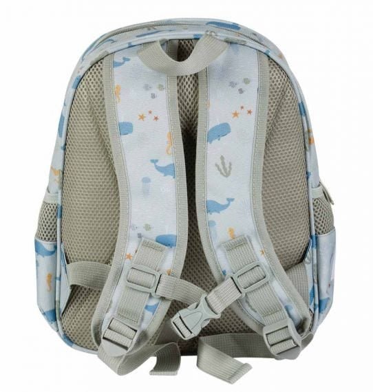 Mochila infantil guarderia Ballenas - Nanetes