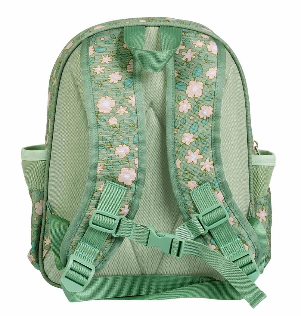 Mochila infantil guarderia Blossom verde - Nanetes