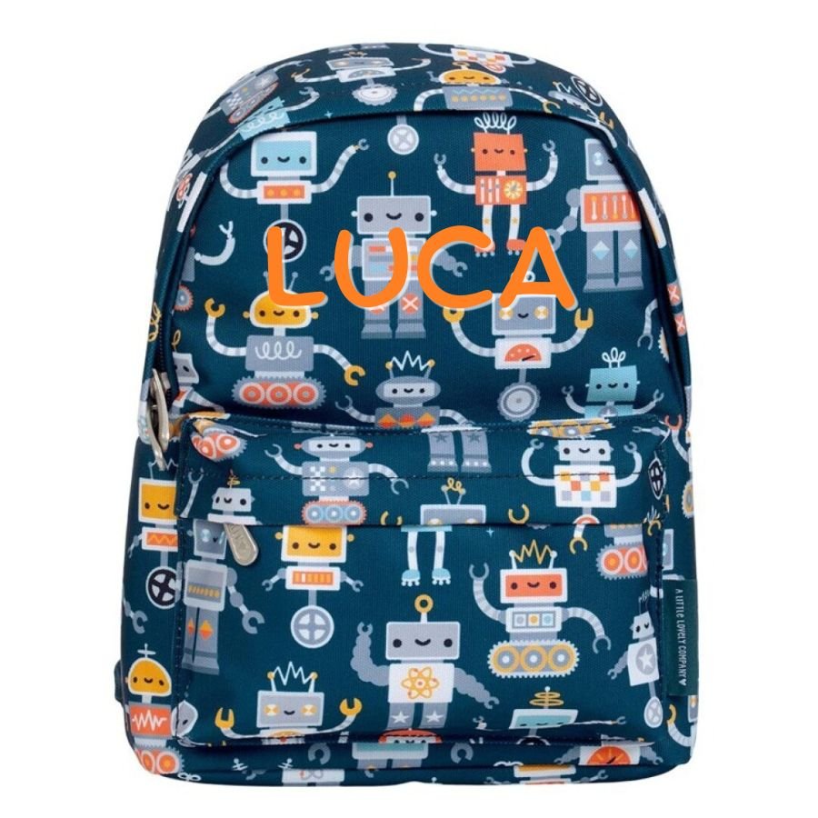 Mochila infantil Robots Little Lovely - Nanetes