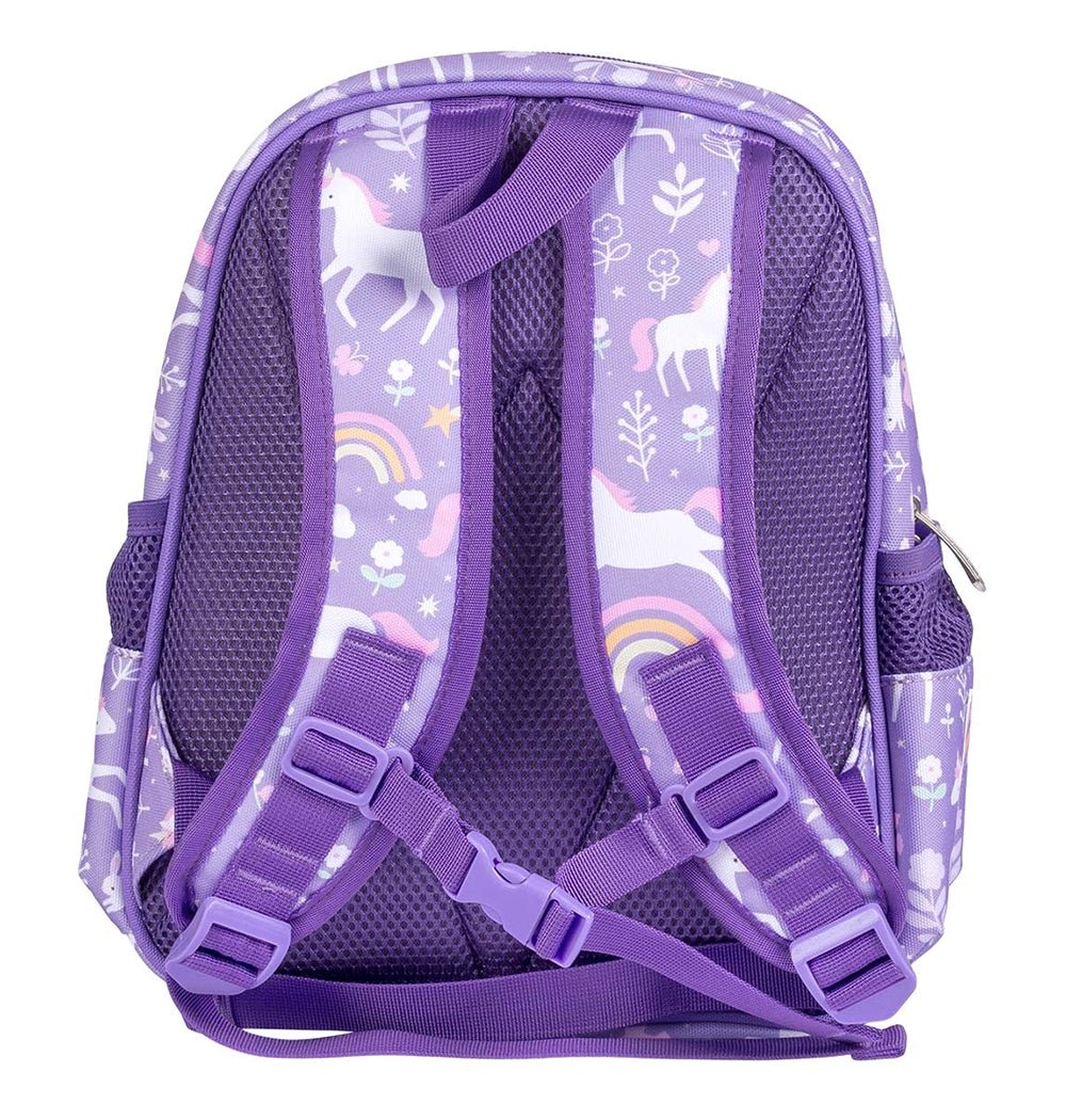 Mochila infantil Unicornios malva - Nanetes