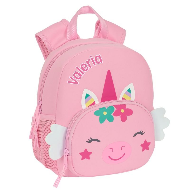 Mochila Personalizada Infantil Neopreno Unicornio - Nanetes