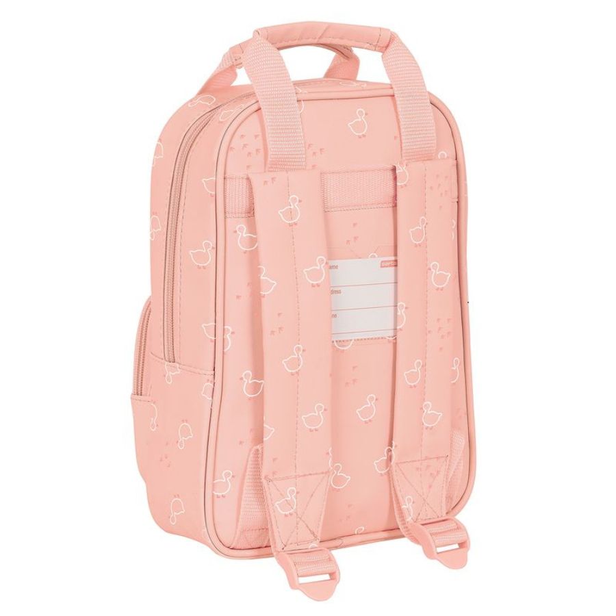 Mochila Personalizada Infantil Patito rosa
