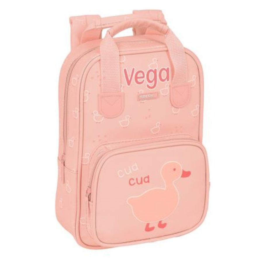 Mochila Personalizada Infantil Patito rosa