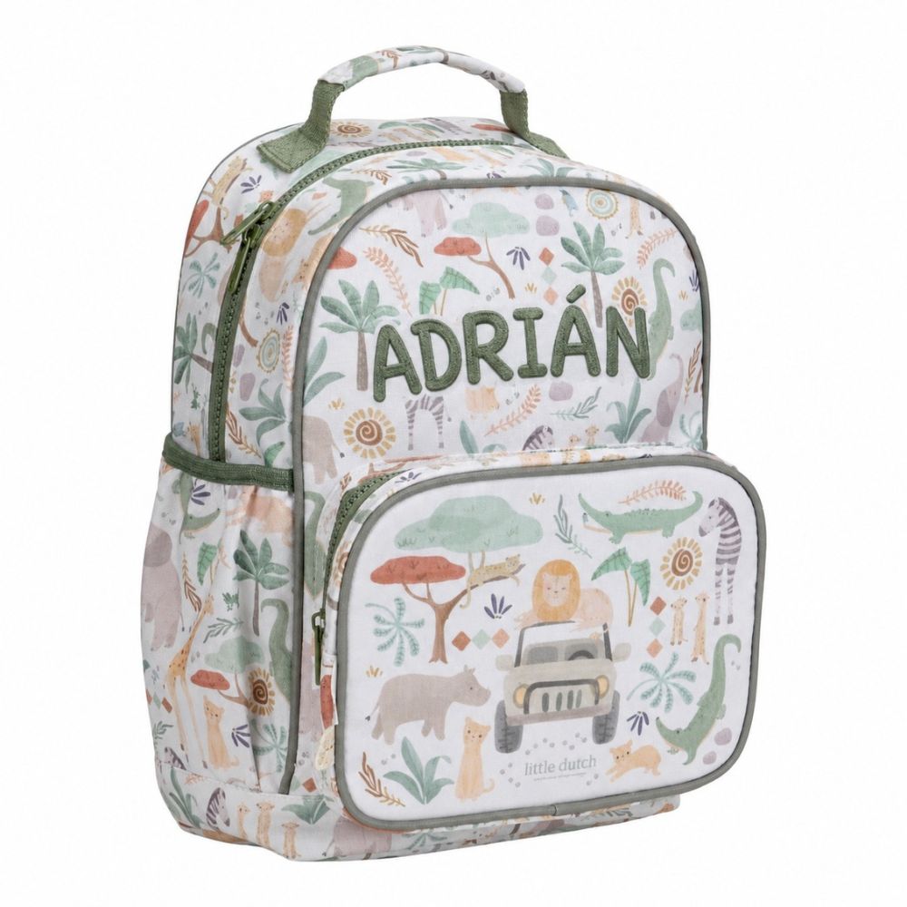 Mochila infantil Safari Friends Little Dutch - Nanetes