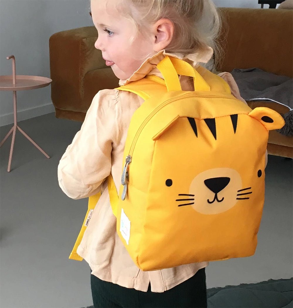 Mochila infantil guarderia tigre amarillo - Nanetes
