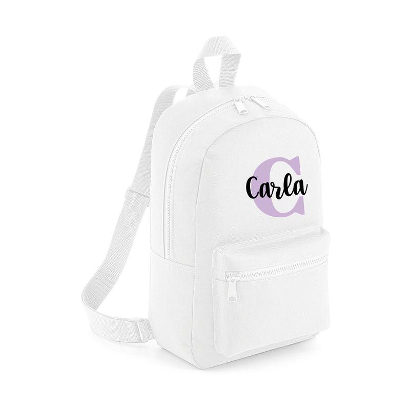Mochila Infantil Personalizada Inicial Lila - Nanetes #