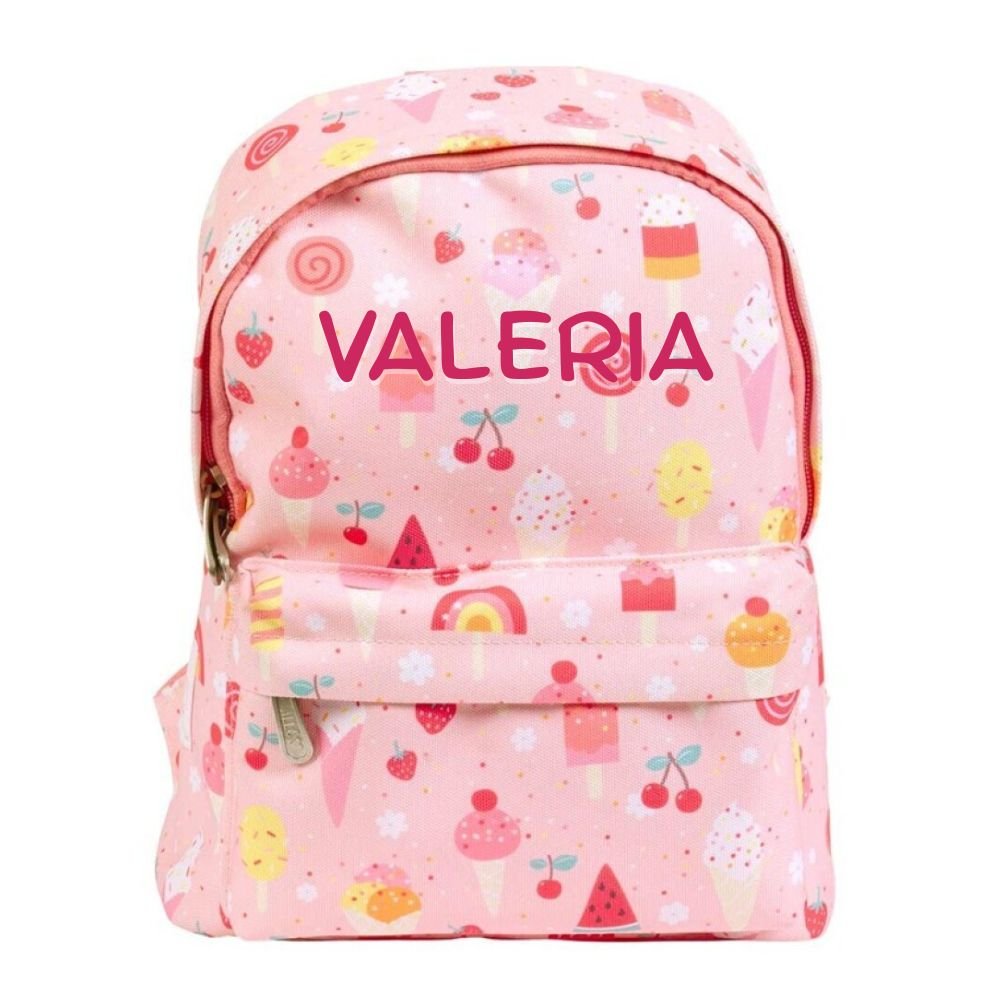 Mochila infantil guardería Helados - Nanetes