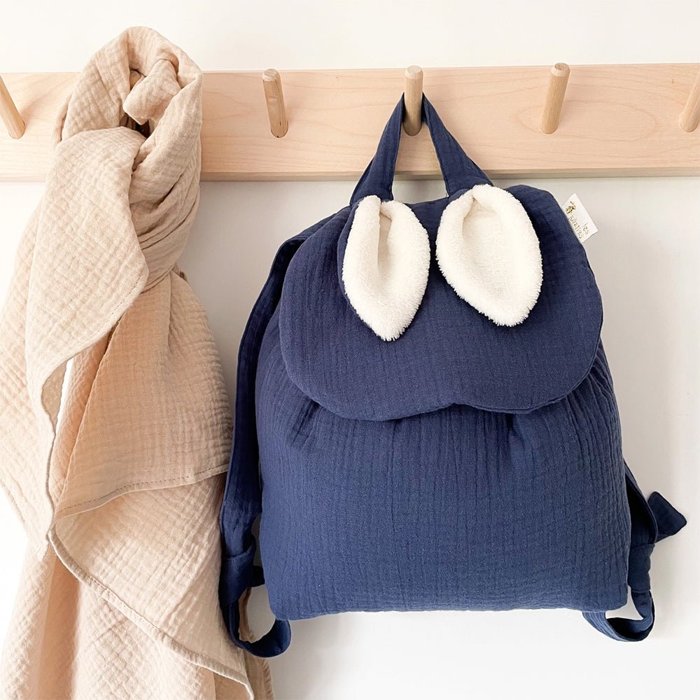 Mochila para bebé orejas de conejito - Nanetes
