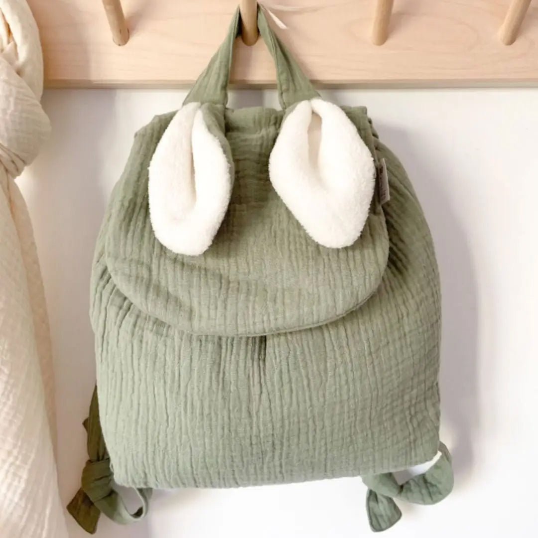 Mochila para bebé orejas de conejito - Nanetes