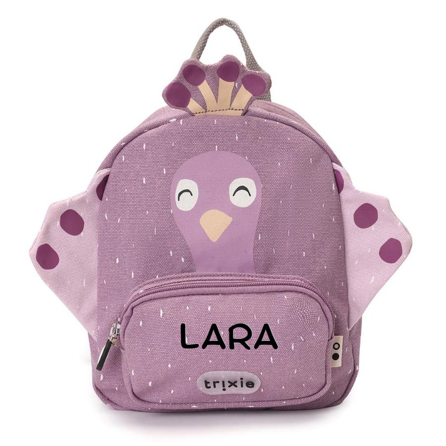 Mochila infantil mediana Pavo Real Trixie - Nanetes