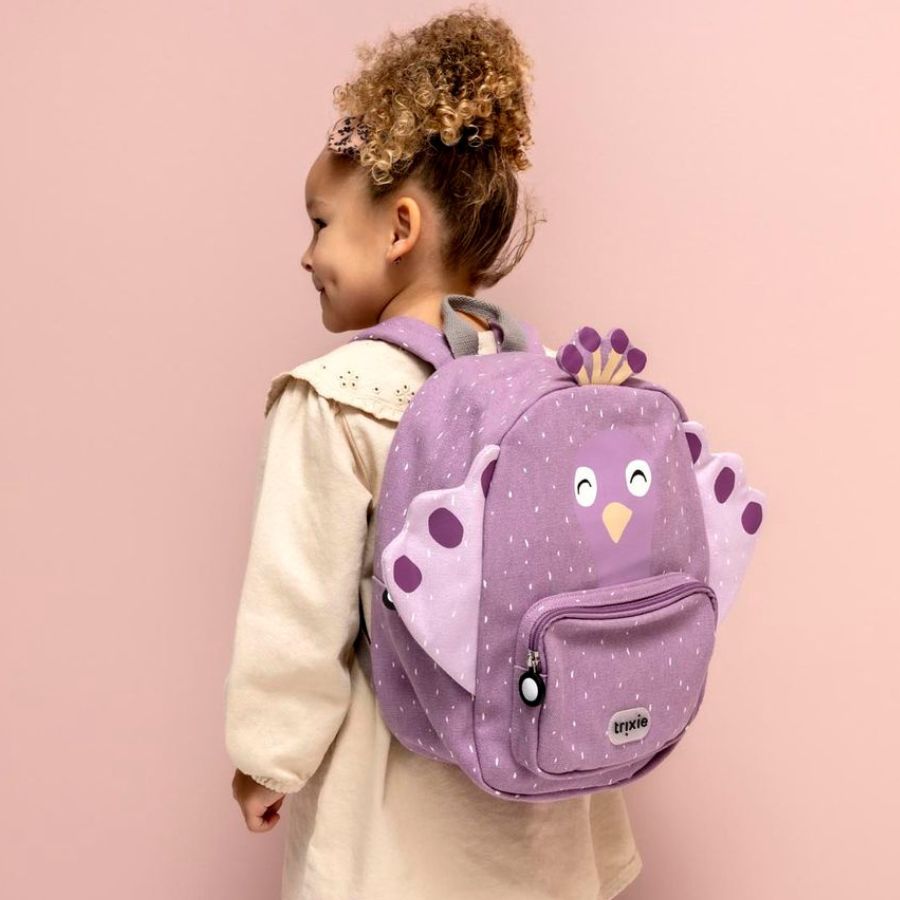 Mochila infantil mediana Pavo Real Trixie - Nanetes