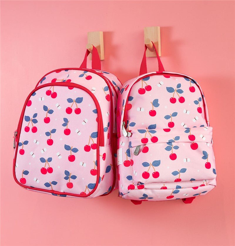 Mochila infantil guardería Cerezas - Nanetes