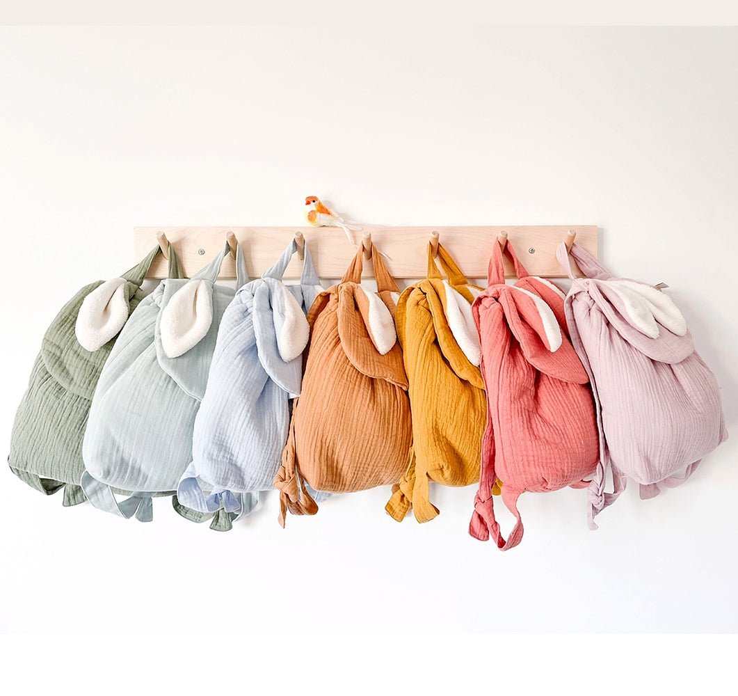 Mochila para bebé orejas de conejito - Nanetes