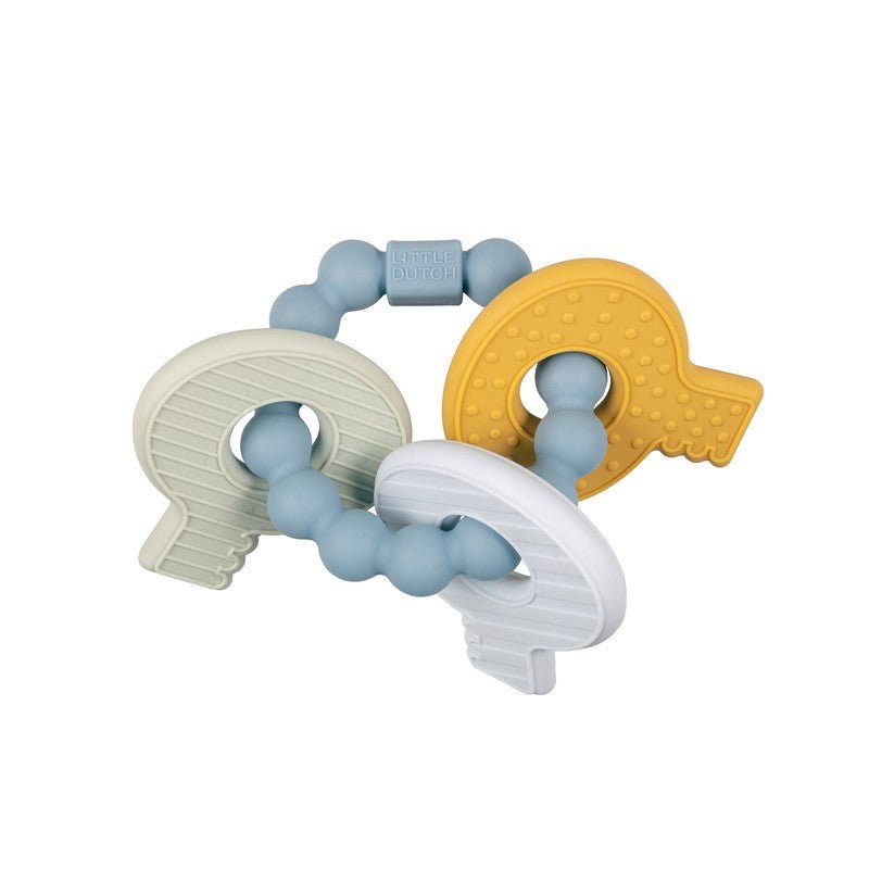 Mordedor Silicona Llavero Azul Little Duch - Nanetes