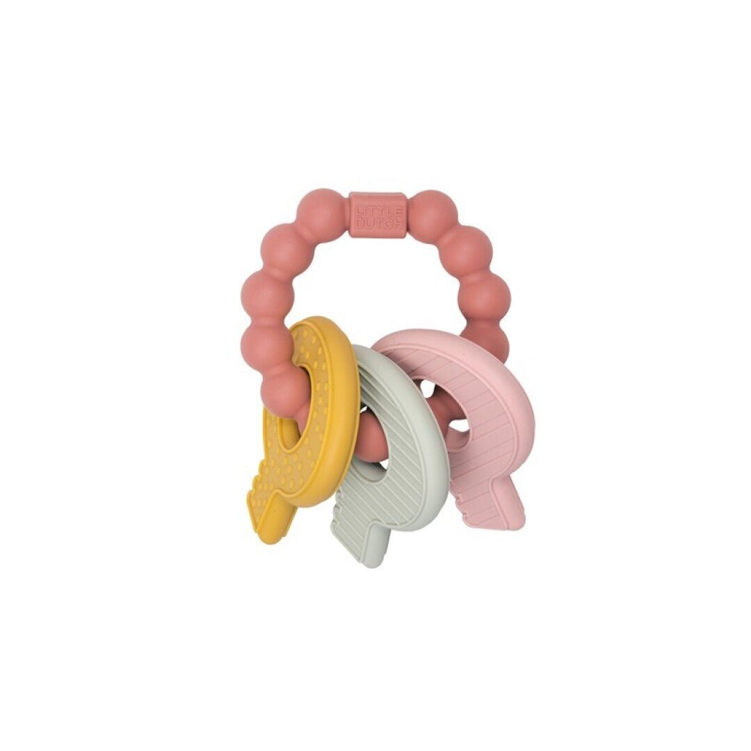 Mordedor Silicona Llavero Rosa Little Duch - Nanetes