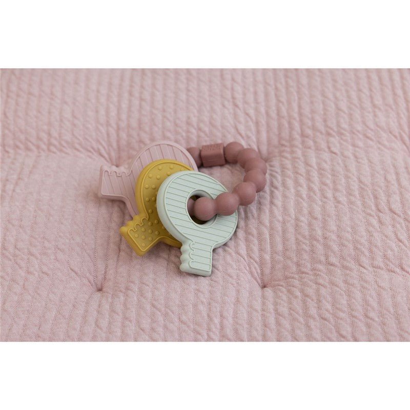 Mordedor Silicona Llavero Rosa Little Duch - Nanetes