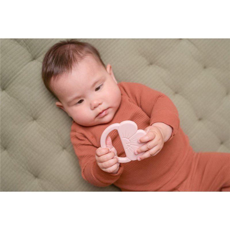 Mordedor Silicona Flor Rosa Little Duch - Nanetes