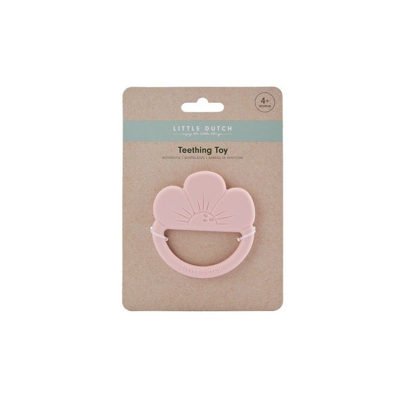 Mordedor Silicona Flor Rosa Little Duch - Nanetes