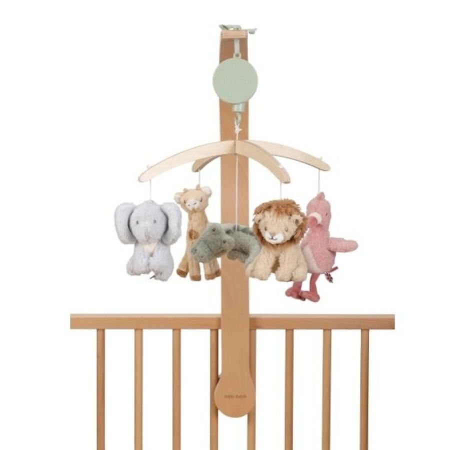 Móvil musical madera Safari Little Dutch