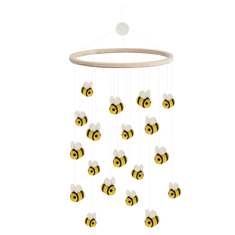 Móvil para cuna artesanal Abejitas - Nanetes