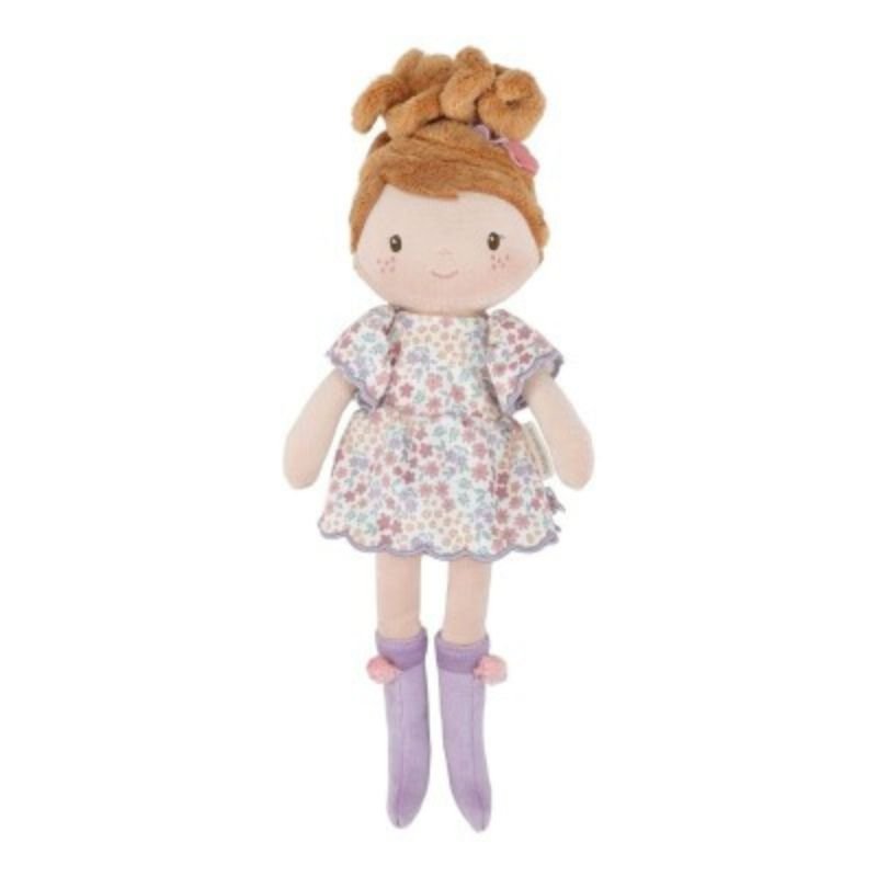 Muñeca blandita Ava vestido malva Little Duch - Nanetes