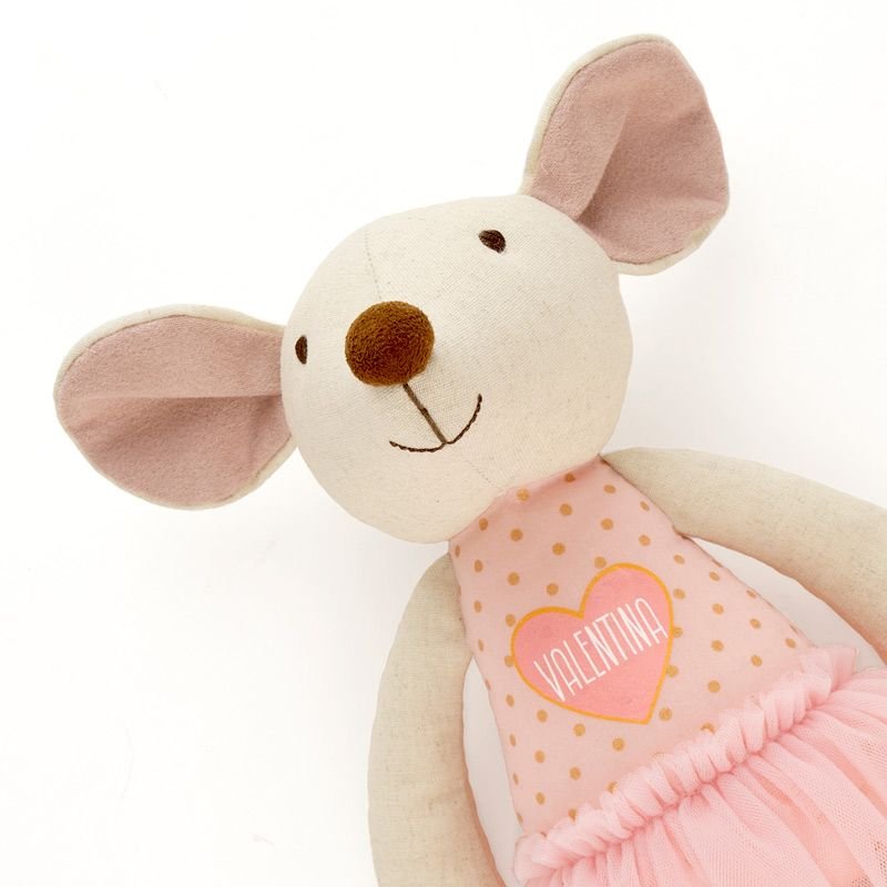Muñeco trapo personalizado ratoncita - Nanetes