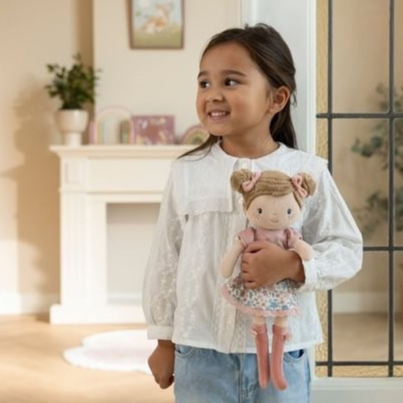 Muñeca blandita Rosa moños Little Duch - Nanetes